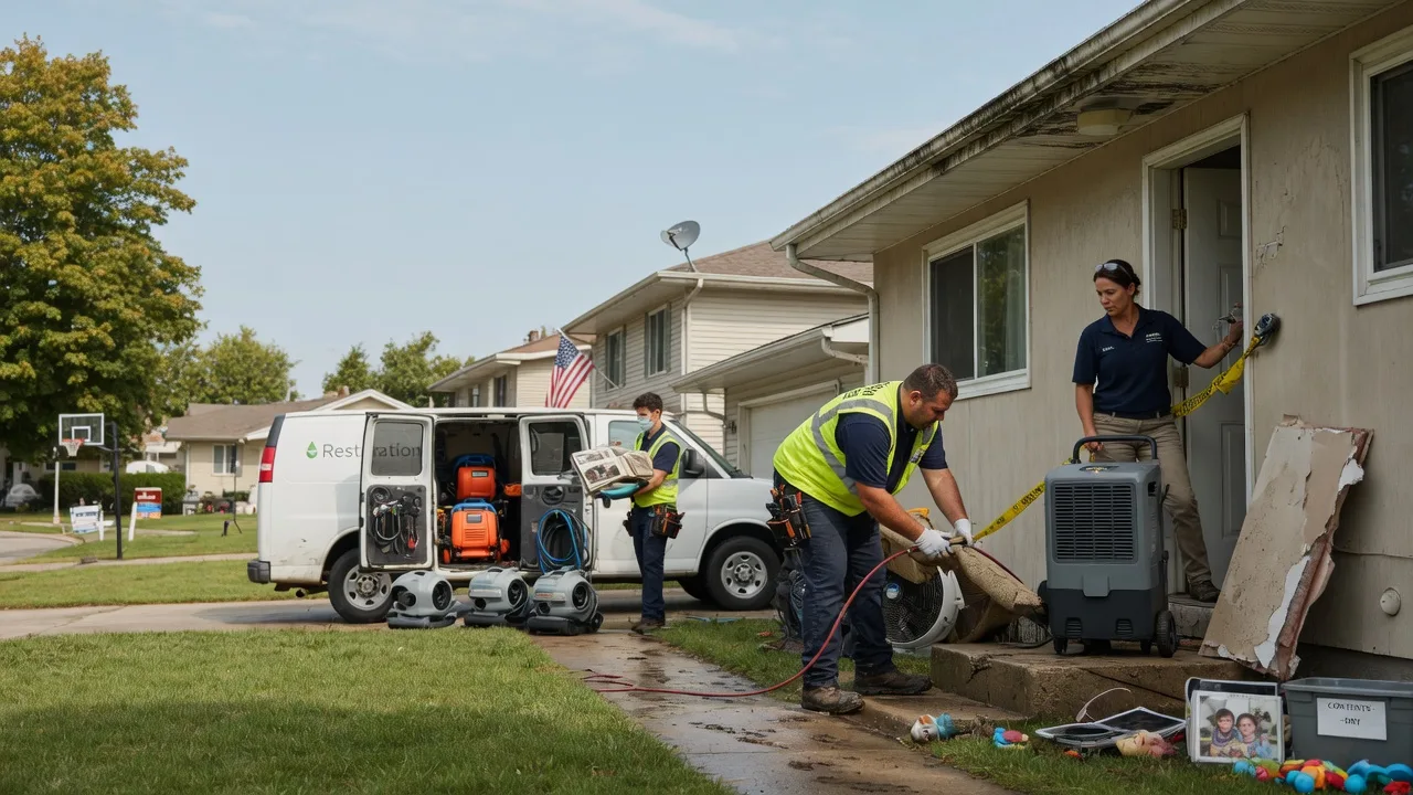 Water Damage Restoration in Green Springs, OH near me